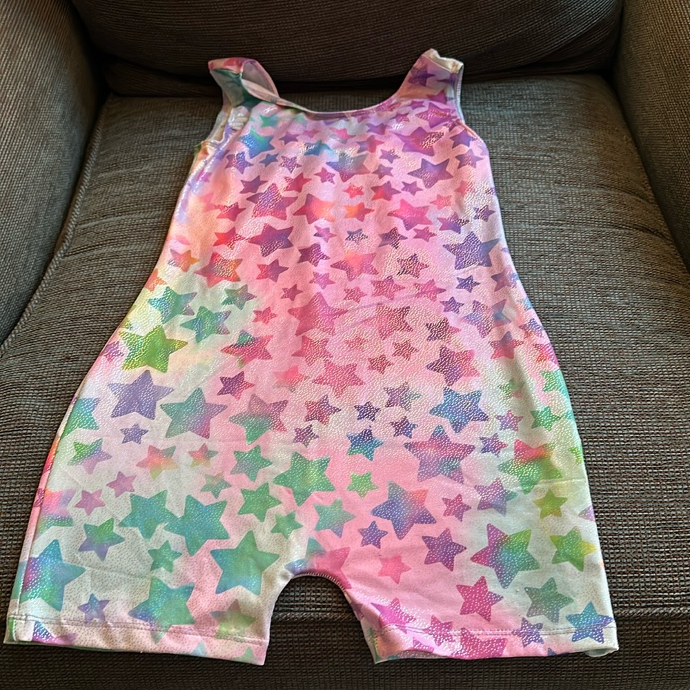 TENVDA Leotard for Girls Gymnastics/ Biketard size 8-9 year old